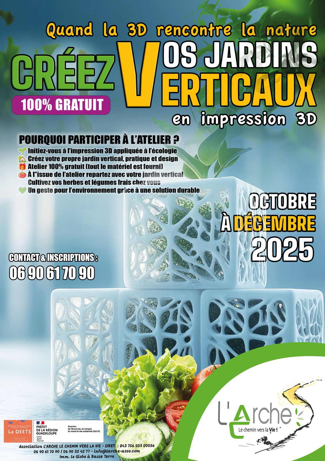 Jardins verticaux impression 3D